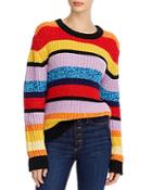 Alice + Olivia Barb Striped Sweater