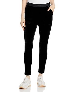 Karl Lagerfeld Paris Velvet Stretch Pants
