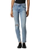 Hudson Collin Distressed Skinny Jeans In Dest Moving On