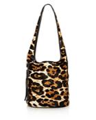 Elizabeth And James Finley Courier Leopard Print Calf Hair Hobo - 100% Exclusive