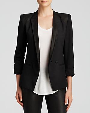 Helmut Lang Blazer - Smoking Suede Trim