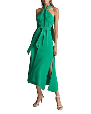 Reiss Evvie Midi Halter Dress