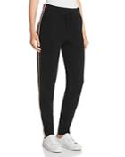 C By Bloomingdale's Varsity Striped Cashmere Jogger Pants