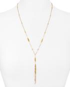 Chan Luu White Mix Y Necklace, 24