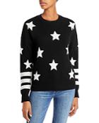 Aqua Cashmere Star Print Cashmere Sweater - 100% Exclusive