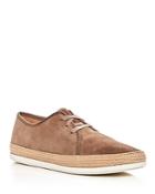 Vince Men's Chandler Suede Espadrille Lace Up Sneakers
