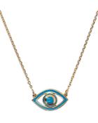 Netali Nissim Mini Eye Pendant Necklace, 12-17