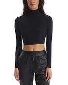 Commando Butter Long Sleeve Cropped Turtleneck