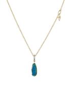 Nadri Mari Stone Pendant Necklace In 18k Gold-plated & Ruthenium-plated Sterling Silver, 16