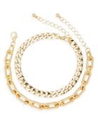 Aqua Chainlink Bracelet Set