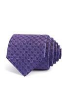 John Varvatos Star Usa Squares Geometric Neat Silk Classic Tie