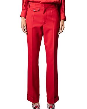 Zadig & Voltaire Poetia Gabardine Relaxed Pants