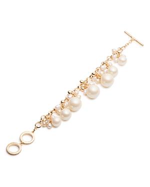 Carolee Cultured Freshwater Pearl Toggle Bracelet