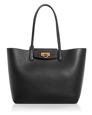 Salvatore Ferragamo Leather Travel Tote