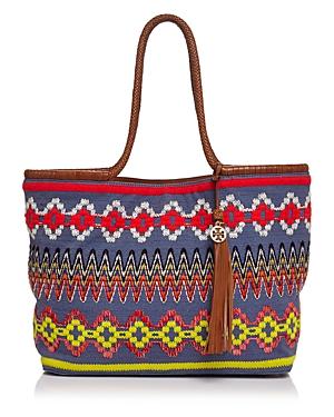 Tory Burch Taylor Embroidered Tote