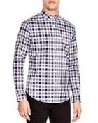 Theory Zack Worcester Plaid Slim Fit Button Down Shirt