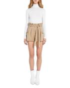 Alice And Olivia Laurine Paper Bag Cargo Shorts (64% Off) Comparable Value $250