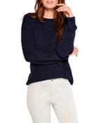 Nic+zoe Petites Shaker Knit Crewneck Sweater