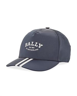 Bally Logo Stripe Nylon Baseball Cap
