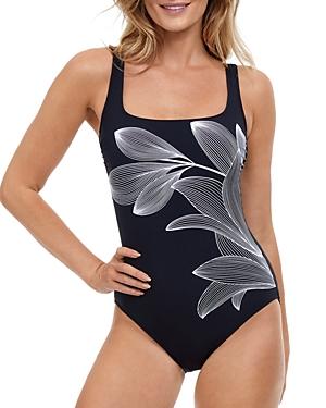 Gottex Graphic One Piece Swimsuit