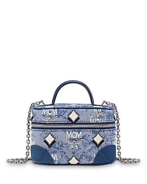 Mcm Vintage Jacquard Mini Crossbody Bag