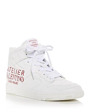 Valentino Garavani Women's Logo High Top Sneakers