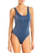 Aqua Swim Metallic One Piece Swimsuit - 100% Exclusive