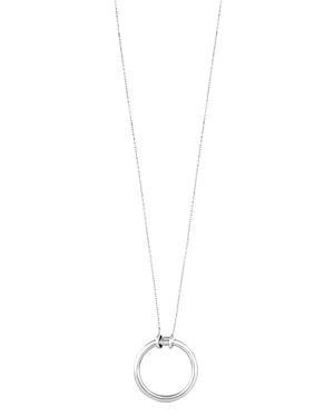 Tous Sterling Silver Hold Pendant Necklace, 35.5