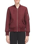 Whistles Quilted Bomber Jacket