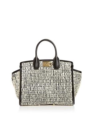 Salvatore Ferragamo The Studio Woven Shoulder Bag