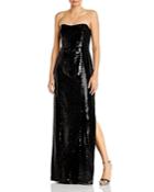 Aidan By Aidan Mattox Strapless Sequinned Gown - 100% Exclusive