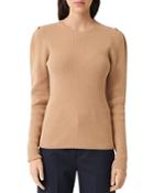 Maje Mobil Ribbed Wool-blend Sweater