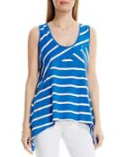 Two By Vince Camuto Striped Asymmetric Tank