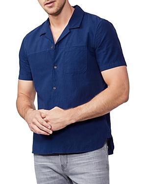 Paige Hillman Cotton Solid Regular Fit Camp Shirt