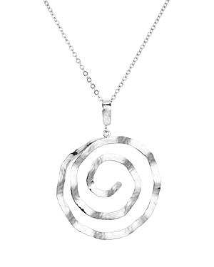 Bloomingdale's Hammered Spiral Pendant Necklace, 17 - 100% Exclusive