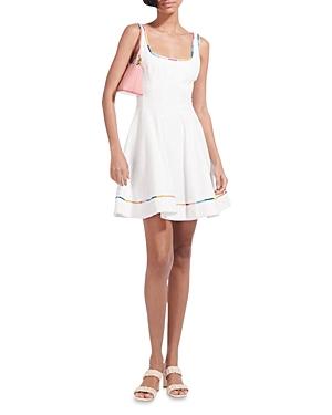 Staud Mini Wells Square Neck Dress