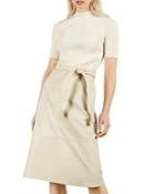 Ted Baker Mock Turtleneck Midi Dress