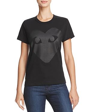 Comme Des Garcons Play Black Heart Graphic Tee