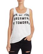 University Of Today, Dreamers Of Tomorrow Graphic Tank - 100% Exclusive