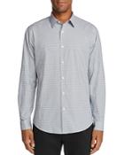 Theory Checked Slim Fit Button-down Shirt