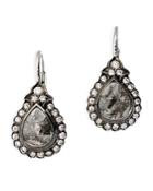 Amrapali Jewels 18k White Gold Diamond Drop Earrings