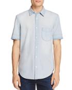 7 For All Mankind Chambray Regular Fit Button-down Shirt