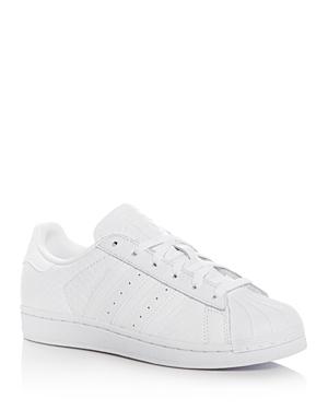 Adidas Superstar Snake Embossed Lace Up Sneakers