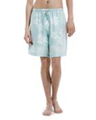 The Kooples Orchid Scarf Drawstring Shorts