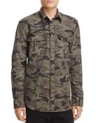 Hudson Camouflage Regular Fit Button-down Shirt