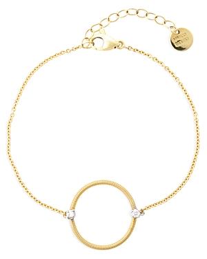 Marco Bicego 18k White Gold & 18k Yellow Gold Diamond Circle Chain Bracelet - 100% Exclusive