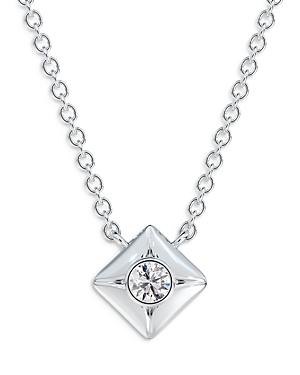 De Beers Forevermark Icon Pendant Necklace With Diamond Accent In 18k White Gold, 18-20