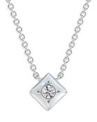 De Beers Forevermark Icon Pendant Necklace With Diamond Accent In 18k White Gold, 18-20