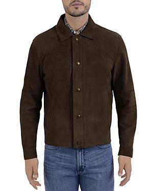 Frye Suede Regular Fit Western Shirt Jacket