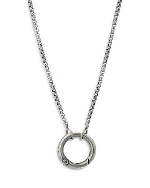 Degs & Sal Circle Pendant Necklace, 24